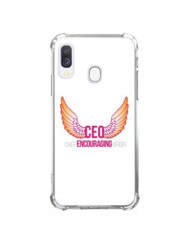 Coque Samsung Galaxy A40 CEO Chief Encouraging Officer Rose - Shop Gasoline