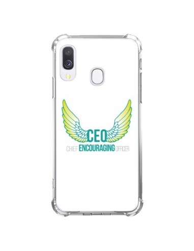 Coque Samsung Galaxy A40 CEO Chief Encouraging Officer Vert - Shop Gasoline