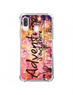 Coque Samsung Galaxy A40 Adventure Is Out There Fleurs -...