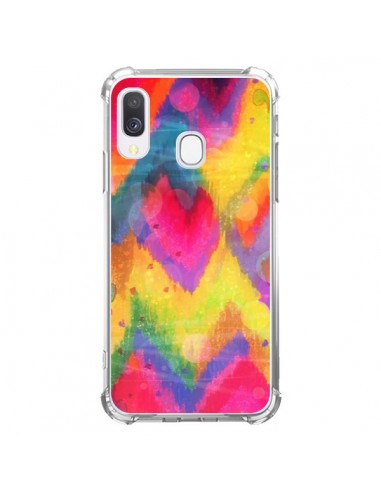 Coque Samsung Galaxy A40 Coeur Tribal - Ebi Emporium