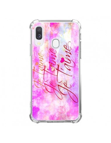 Coque Samsung Galaxy A40 Je t'aime I Love You - Ebi Emporium