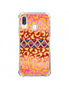 Coque Samsung Galaxy A40 Tribal Leopard Rose - Ebi Emporium