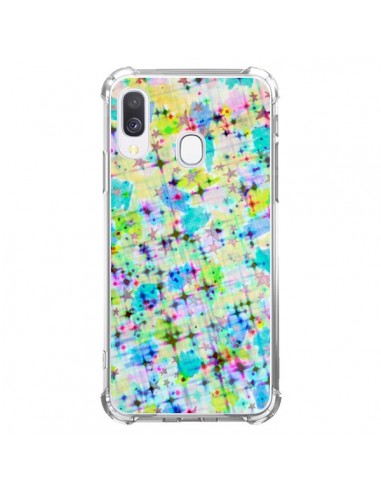 Coque Samsung Galaxy A40 Stars Etoiles Bleues - Ebi Emporium