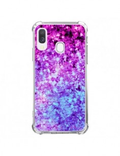 Coque Samsung Galaxy A40 Radiant Orchid Galaxy Paillettes...