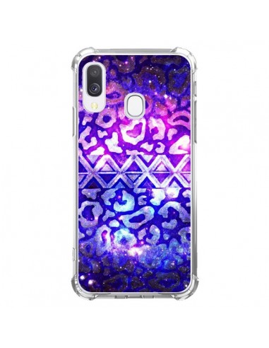 Coque Samsung Galaxy A40 Tribal Leopard Galaxy - Ebi Emporium