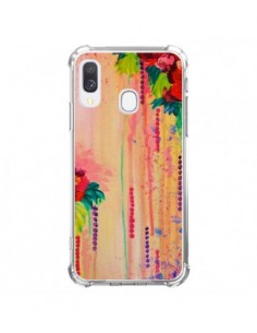 Coque Samsung Galaxy A40 Strawberry Confetti Flowers -...