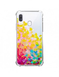 Coque Samsung Galaxy A40 Creation in Color Jaune Yellow...