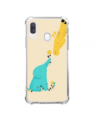 Coque Samsung Galaxy A40 Elephant Bebe Girafe - Jay Fleck