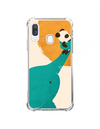 Coque Samsung Galaxy A40 Elephant Help Panda - Jay Fleck