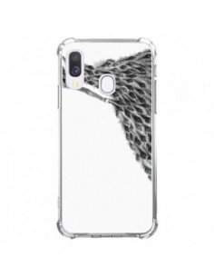 Coque Samsung Galaxy A40 Peacock Paon Robe Femme - Jenny...