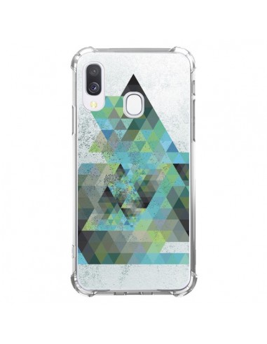 Coque Samsung Galaxy A40 Azteque Gheo Vert - Javier Martinez