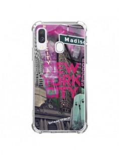 Coque Samsung Galaxy A40 New York City Rose - Javier...