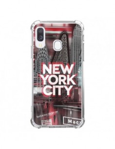 Coque Samsung Galaxy A40 New York City Rouge - Javier...