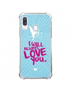 Coque Samsung Galaxy A40 I will always love you Cupidon -...