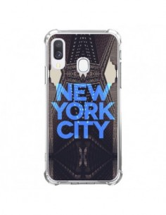 Coque Samsung Galaxy A40 New York City Bleu - Javier...