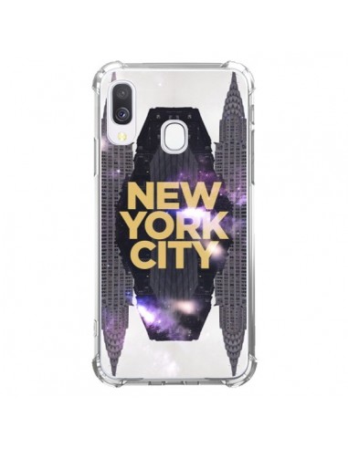 Coque Samsung Galaxy A40 New York City Orange - Javier Martinez