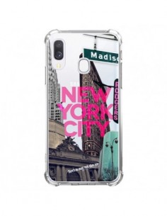 Coque Samsung Galaxy A40 New Yorck City NYC Transparente...