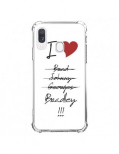 Coque Samsung Galaxy A40 I love Bradley Coeur Amour -...