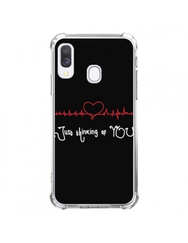 Coque Samsung Galaxy A40 Just Thinking of You Coeur Love Amour - Julien Martinez