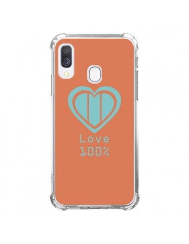 Coque Samsung Galaxy A40 Love 100% Coeur Amour - Julien Martinez