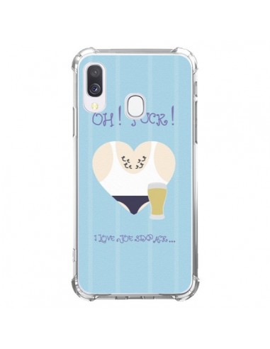Coque Samsung Galaxy A40 Homme Man Fuck Love...