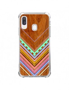 Coque Samsung Galaxy A40 Azteque Arbutus Pastel Bois...