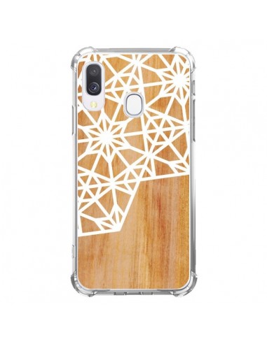 Coque Samsung Galaxy A40 Frozen Stars Etoile Bois Azteque Aztec Tribal - Jenny Mhairi