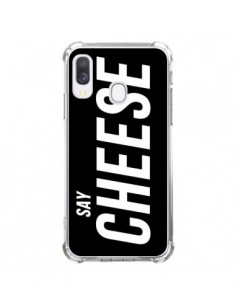 Coque Samsung Galaxy A40 Say Cheese Smile Noir - Jonathan...