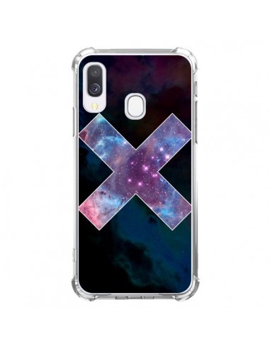 Coque Samsung Galaxy A40 Nebula Cross Croix Galaxie - Jonathan Perez