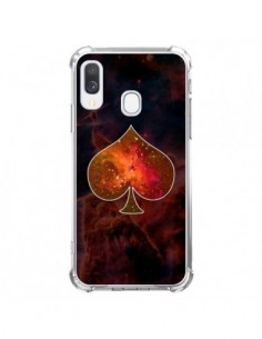 Coque Samsung Galaxy A40 Nebula Spade Pique Galaxie -...