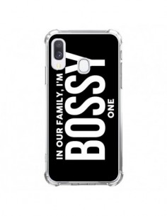 Coque Samsung Galaxy A40 In our family i'm the Bossy one...