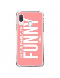 Coque Samsung Galaxy A40 In our family i'm the Funny one...