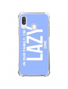 Coque Samsung Galaxy A40 In our family i'm the Lazy one -...