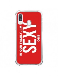 Coque Samsung Galaxy A40 In our family i'm the Sexy one -...