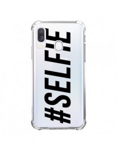 Coque Samsung Galaxy A40 Hashtag Selfie Transparente -...