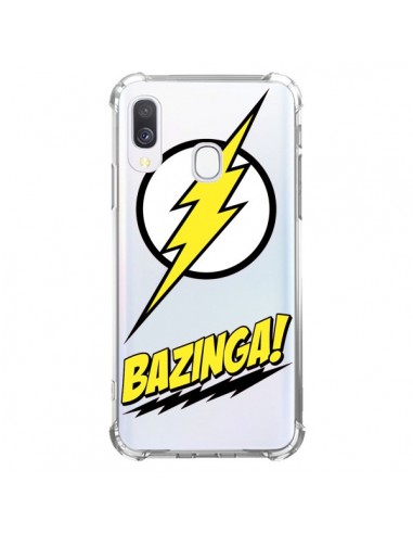 Coque Samsung Galaxy A40 Bazinga Sheldon The Big Bang Thoery Transparente - Jonathan Perez