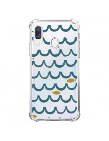 Coque Samsung Galaxy A40 Poisson Fish Water Transparente - Dricia Do