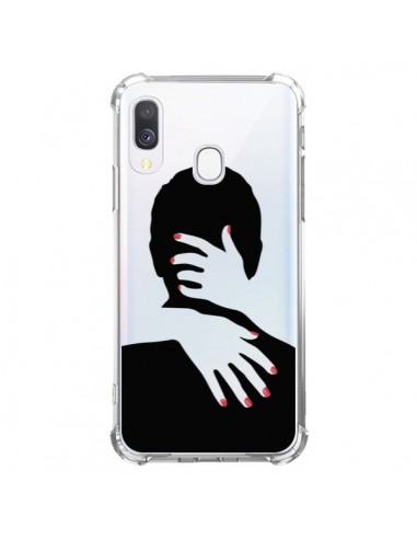 Coque Samsung Galaxy A40 Calin Hug Mignon Amour Love Cute Transparente - Dricia Do