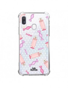 Coque Samsung Galaxy A40 Candy Bonbons Transparente -...
