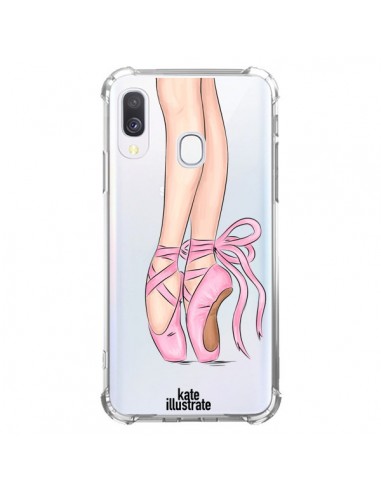 Coque Samsung Galaxy A40 Ballerina Ballerine Danse Transparente - kateillustrate