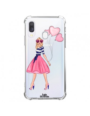 Coque Samsung Galaxy A40 Legally Blonde Love Transparente - kateillustrate