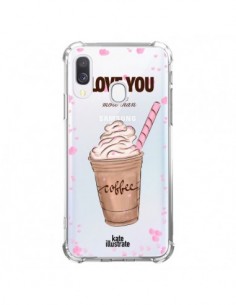 Coque Samsung Galaxy A40 I love you More Than Coffee...