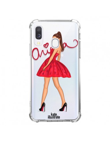 Coque Samsung Galaxy A40 Ariana Grande Chanteuse Singer Transparente - kateillustrate