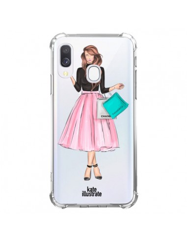 Coque Samsung Galaxy A40 Shopping Time Transparente - kateillustrate