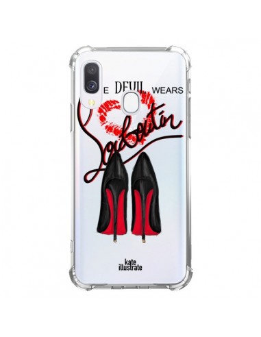 Coque Samsung Galaxy A40 The Devil Wears Shoes Demon Chaussures Transparente - kateillustrate