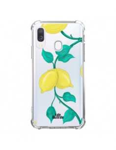 Coque Samsung Galaxy A40 Lemons Citrons Transparente -...