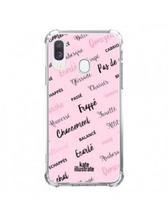 Coque Samsung Galaxy A40 Ballerina Ballerine Mots -...