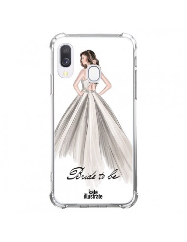 Coque Samsung Galaxy A40 Bride To Be Mariée Mariage - kateillustrate