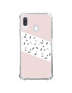 Coque Samsung Galaxy A40 Festive Pattern Rose -...