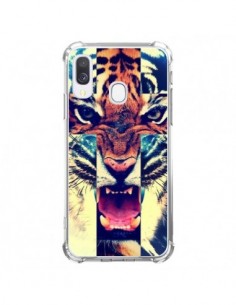 Coque Samsung Galaxy A40 Tigre Swag Croix Roar Tiger -...